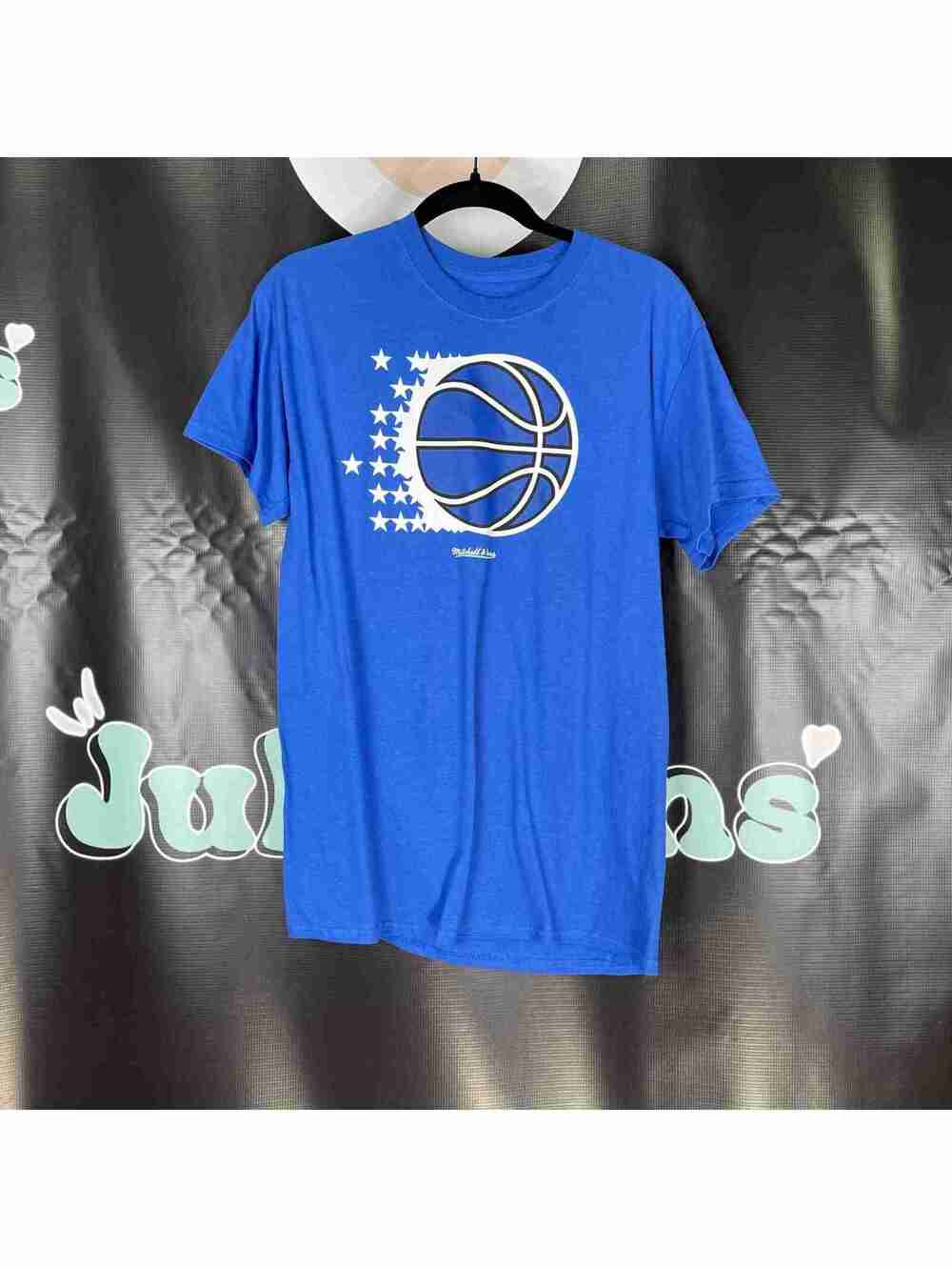 Mitchell & Ness Blue Basketball T-Shirt